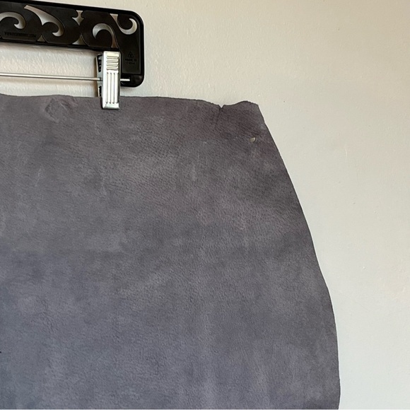 Wolverine Authentic Leather Suede Grey Sheet  ~31” x 29” - Picture 1 of 15